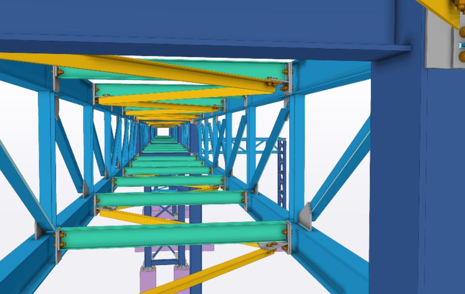 Piperack 125 meters WB&E project Piperack 125 meters